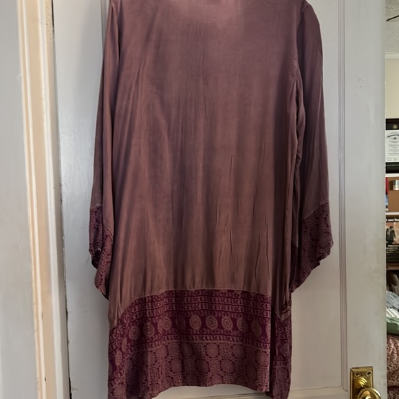 Purple Tunic 100% Rayon XXL NWT - Picture 6 of 6